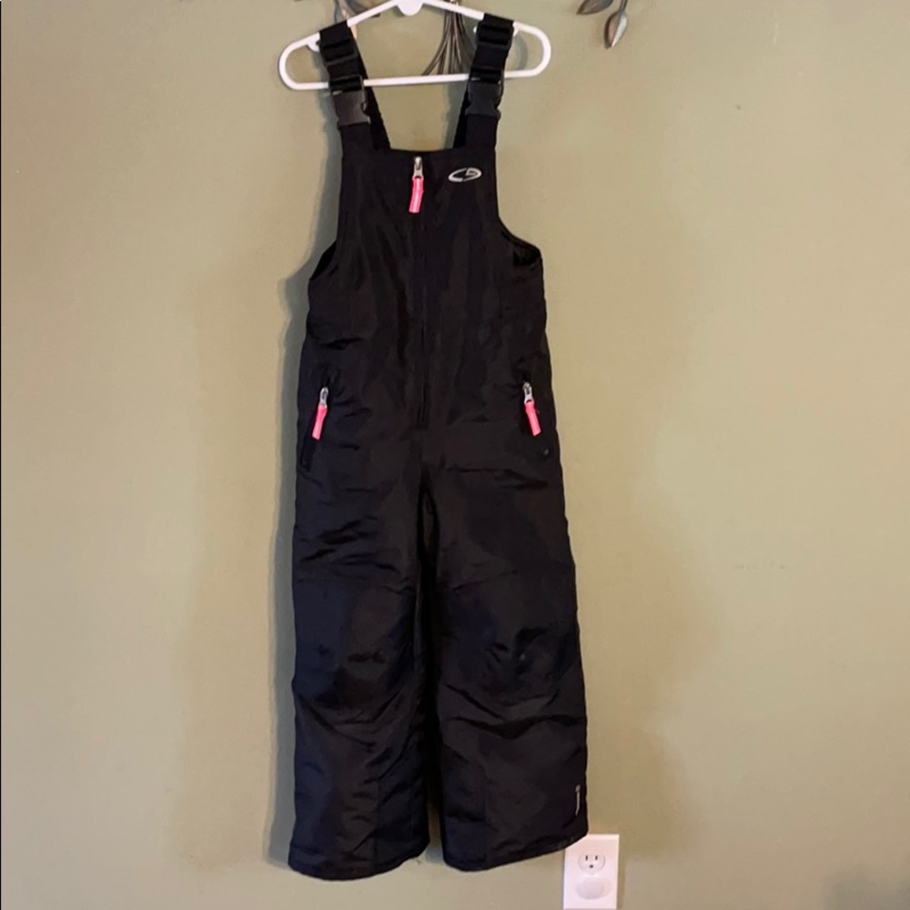 Girls black snow pants